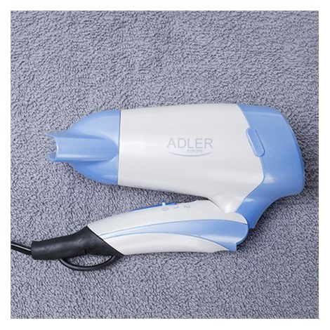 Adler | Hair Dryer | AD 2222 | 1200 W | Number of temperature settings 1 | White/blue - 2